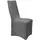Beautissu Stuhlhusse Leona Stretch Anthrazit 95 x 45 cm