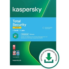 Kaspersky Lab Total Security 2019/2020 UPG 1 Gerät 1 Jahr DE Win Mac Android iOS