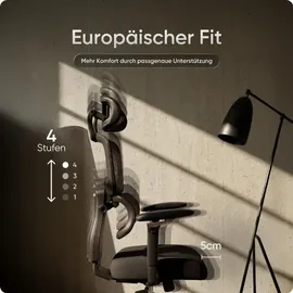 deskspace Move Pro Drehstuhl Schwarz