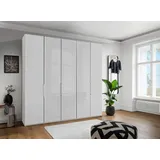 Wiemann Kleiderschrank Monaco 250 x 236 cm Glas Weiß