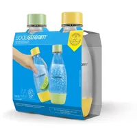 Sodastream Flasche Kunststoff 0,5 L Fuse DWS gelb grün 2 Stück