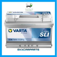Varta Dynamic SLI E38 Silver 12V 74Ah 750A Autobatterie