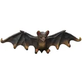 Figuren Shop GmbH Schlüsselbrett Schlüsselbrett - Braune Fledermaus - Tierfigur Fantasy Wanddeko braun