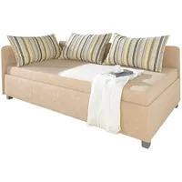 MAINTAL Polsterliege Mikrofaser 2-Sitzer Beige