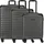 somko Line Koffer-Set 3-tlg. anthrazit/schwarz