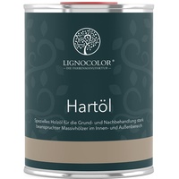 Lignocolor Hartöl - spezielles Holzöl zur Behandlung von Hölzern im Innen- & Außenbereich (1 L, Natur transparent)