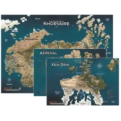 D&D - Eberron Karten Set (Landkarten) - Deutsch