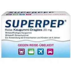 SUPERPEP® Reise Kaugummi-Dragées