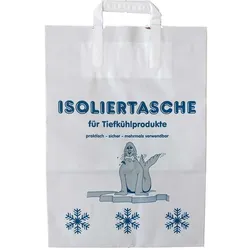 Isoliertaschen Papier Tiefkühltragetaschen 320 + 180 x 450 mm + Griff