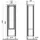 Vitra Valarte Hochschrank 53,5 x 39,5 x 196,5 cm Elfenbein Matt MDF