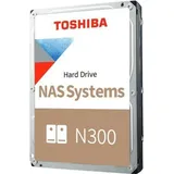 Toshiba N300 NAS Systems 4TB, 24/7, 512e / 3.5" / SATA 6Gb/s, retail (HDWG740EZSTC)