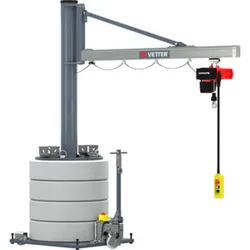 Vetter Mobiler Säulenschwenkkran MOBILUS MOB12-US5-2,9 Elektrokettenzug 500kg, 2,9m