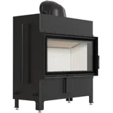 Kratki Kamineinsatz | LUCY | 16 kW | Front | Farbwahl Brennraum
