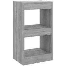 vidaXL Bücherregal Raumteiler 40 x 30 x 72 cm Grau