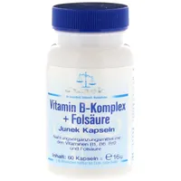 BIOS NATURPRODUKTE Vitamin B-Komplex + Folsäure Junek Kapseln 60 St.