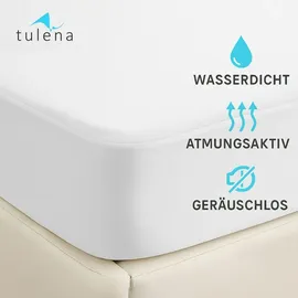 TULENA Matratzenschoner wasserdicht atmungsaktiv 120 x 200 cm Weiß