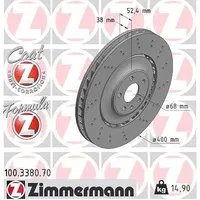 ZIMMERMANN Bremsscheibe 100.3380.70