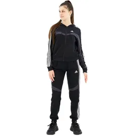adidas Women's Boldblock Track Suit Trainingsanzug, Black/White, M