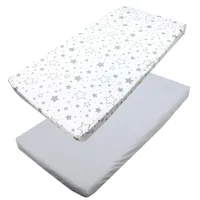TupTam Baby Spannbettlaken Kinder Spannbetttuch für Babybett Kinderbett 2er