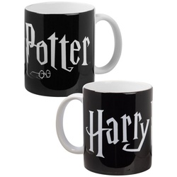 United Labels® Tasse Harry Potter Tasse Kaffeetasse Keramik 320 ml, Keramik schwarz