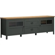 VCM Stanton TV-Lowboard 184 x 64 x 45 cm Tannengrün/Eiche Holzwerkstoff