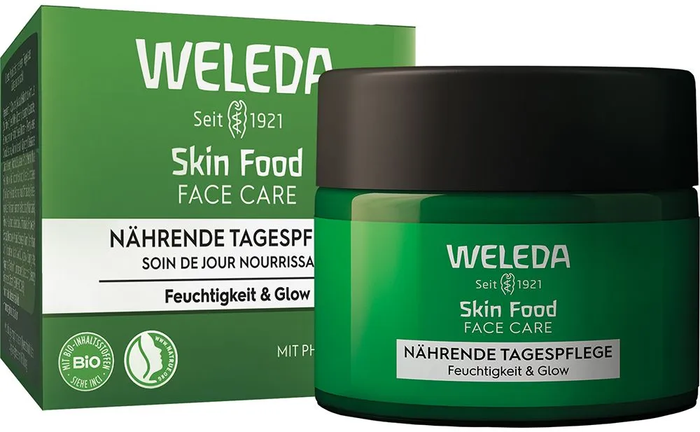 Weleda Skin Food Nährende Tagespflege - spendet Feuchtigkeit & Glow für trockene Gesichtshaut