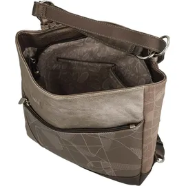 Anekke Sophia Schultertasche Polyurethan Braun/Weiß/Bronze/Mehrfarbig