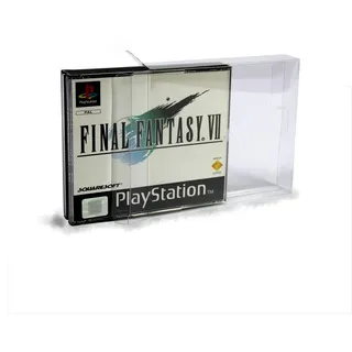 Link-e : 10 X Transparente Schutzhulle fur Doppelspielbox Kompatibel mit der Sony Playstation 1 PS1 Konsole