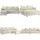 dorel home Eckcouch Cord 2-Sitzer Beige