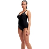 Speedo Damen Badeanzug, Brigitte 1 Piece Schwarz - Modischer komfortabler Größe 40