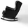 beautysofa SCHAUKELSTUHL Fabio schwarz mit Wenge Beinen