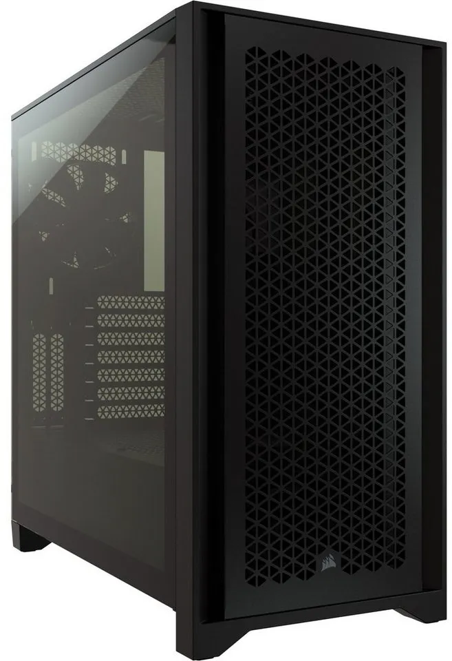 Corsair PC-Gehäuse Corsair 4000D Airflow TG, Tower-Gehäuse, (Tempered schwarz