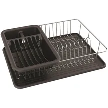 MSV Abtropfgestell 34 x 40 x 3 cm Farbe Schwarz matt