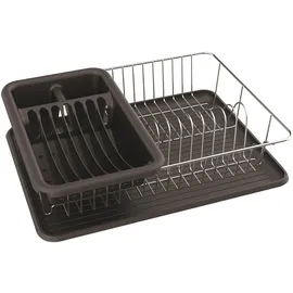 MSV Abtropfgestell 34 x 40 x 3 cm Farbe Schwarz matt