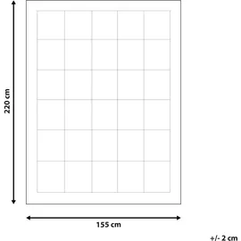 Beliani Bettdecke LEMBERG Polyester x 220 cm