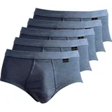 SCHÖLLER Herren Slip gestreift blau 8 5er Pack