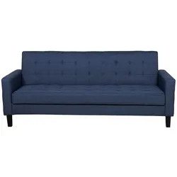 3-Sitzer Schlafsofa dunkelblau mit Stauraum VEHKOO