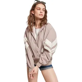 URBAN CLASSICS Ladies Crinkle Batwing Jacket - Rosa