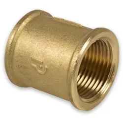 Messing Gewinde-Fitting Muffe, schwere Ausfühung, verschiedene Größen (Ausführung: 1''IG)