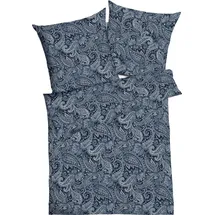 KAEPPEL Glory Paisley Blau 155 x 220 cm + 80 x 80 cm