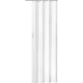 Tectake tectake® Falttür, Doppelwandprofil mit Schiebegriff, mit Magnetverschluss, 80 x 203 cm