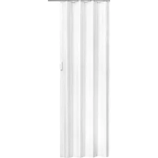 Tectake tectake® Falttür, Doppelwandprofil mit Schiebegriff, mit Magnetverschluss, 80 x 203 cm