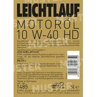 Motoröl Leichtlauf 10W-40 HD 5L