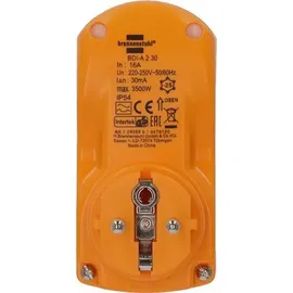 Brennenstuhl Adapter 2 St. Gelb/Orange