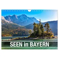 Calvendo Seen in Bayern (Wandkalender 2026 DIN A4 quer),
