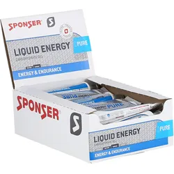 Sponser Energy Liquid Pure (hochwertige Kohlenhydrat-Formulierung) 18x70g Box