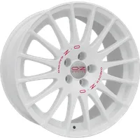 OZ OZ, Superturismo WRC, 8x17 ET35 5x100 68, weiß lackiert rote Schrift