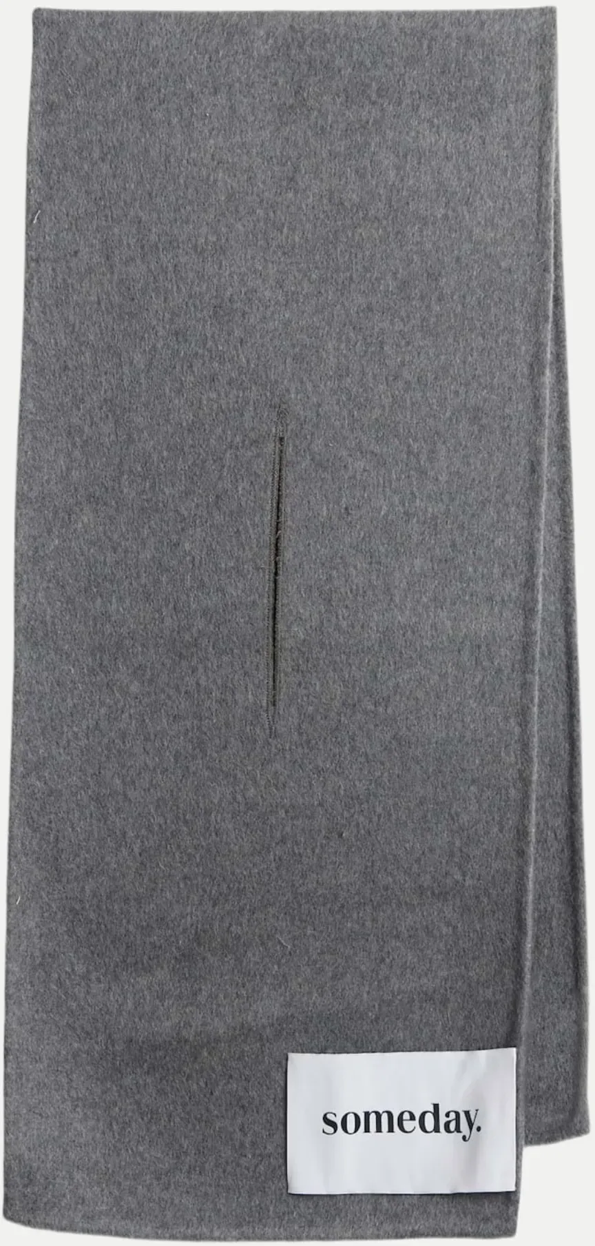 Schal mit Logo Grau