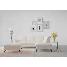 sit&more Ecksofa SIT & MORE "Fashion L-Form", beige (creme), B:250cm H:84cm T:207cm, Sofas, Ecksofa, wahlweise mit Kopfteilverstellung und Vorziehsitz, motorisch