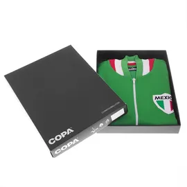 Copa Trainingsjacke Retro Mexiko 1970er grün XL